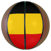 Belgische vlag basketbal (Verticaal)