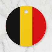 Belgische vlag bedankjes labels (Achterkant)