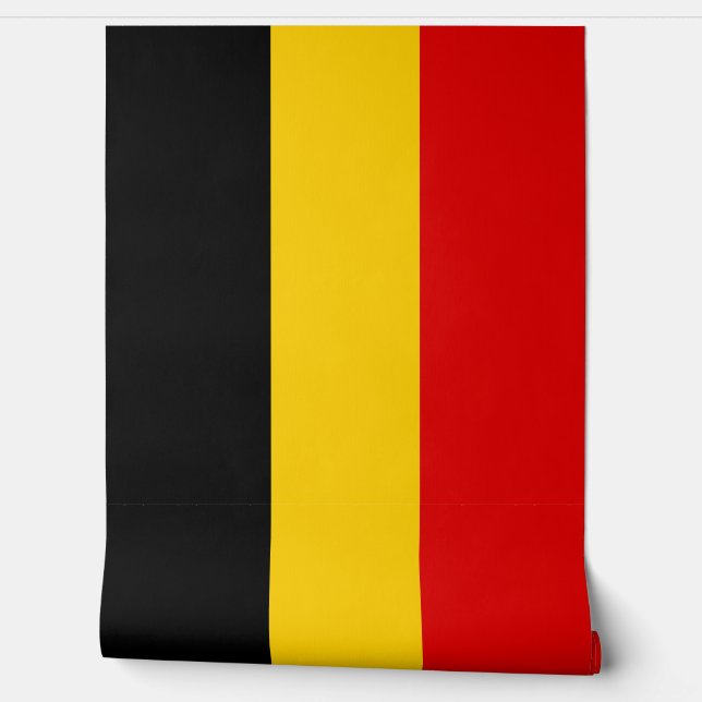 Belgische vlag behang (Afrollen)