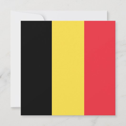 Belgische vlag (België) Kaart (Voorkant)