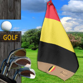 Belgische vlag & België monogrammen Golf Towel Golfhanddoek