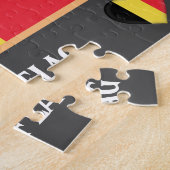 Belgische vlag & Belgisch land / België Legpuzzel (Zijkant)