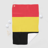 Belgische vlag & Belgische golf/sport Golf Brussel Golfhanddoek (Insitu)