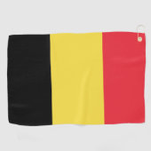 Belgische vlag & Belgische golf/sport Golf Brussel Golfhanddoek (Horizontaal)