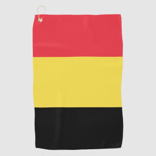 Belgische vlag & Belgische golf/sport Golf Brussel Golfhanddoek (Voorkant)