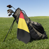 Belgische vlag & Belgische golf/sport Golf Brussel Golfhanddoek (Groen)