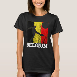 Belgische Vlag Belgische Voetballer België T-shirt