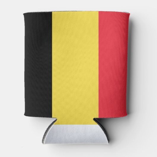 Belgische vlag blikjeskoeler (Voorkant)