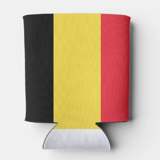 Belgische vlag blikjeskoeler (Achterkant)