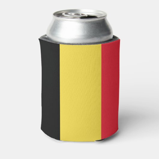 Belgische vlag blikjeskoeler (Blikje Achterkant)