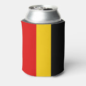 Belgische vlag blikjeskoeler (Blikje Achterkant)