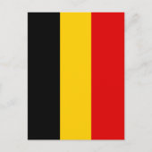 Belgische vlag briefkaart (Voorkant)