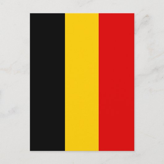 Belgische vlag briefkaart (Voorkant)