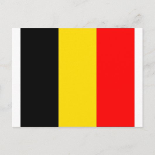 Belgische vlag briefkaart (Voorkant)