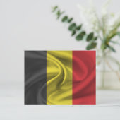 Belgische vlag briefkaart (Staand voorkant)