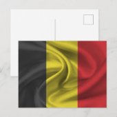 Belgische vlag briefkaart (Voorkant / Achterkant)