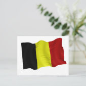 Belgische vlag briefkaart (Staand voorkant)