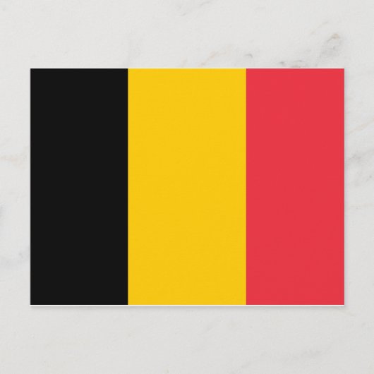 Belgische vlag briefkaart (Voorkant)