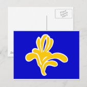 Belgische vlag briefkaart (Voorkant / Achterkant)