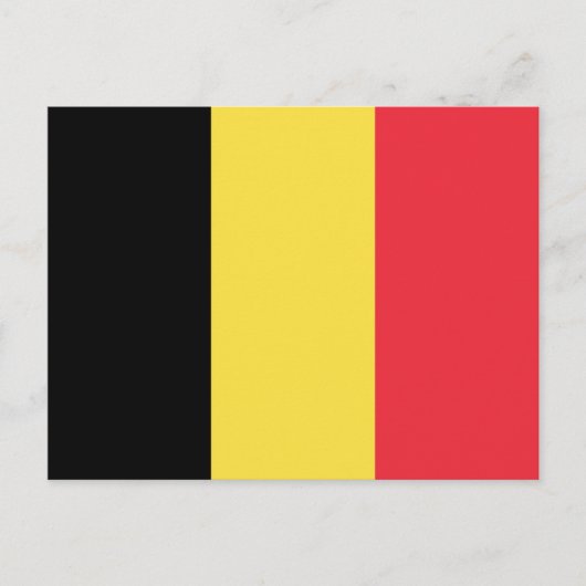 Belgische vlag briefkaart (Voorkant)