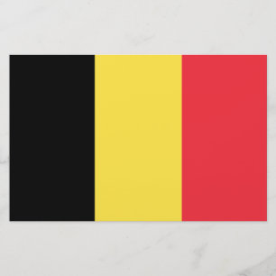 Belgische vlag briefpapier
