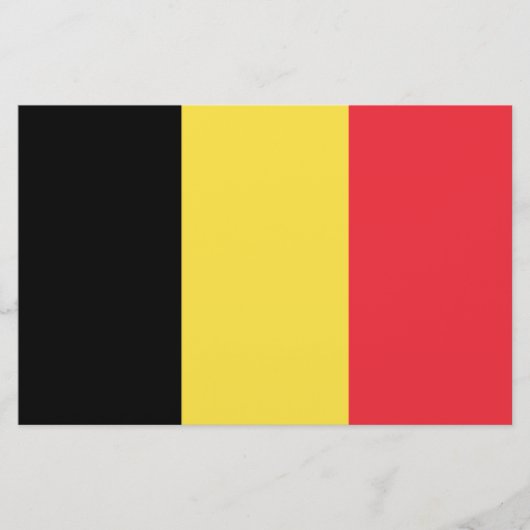 Belgische vlag briefpapier (Voorkant)