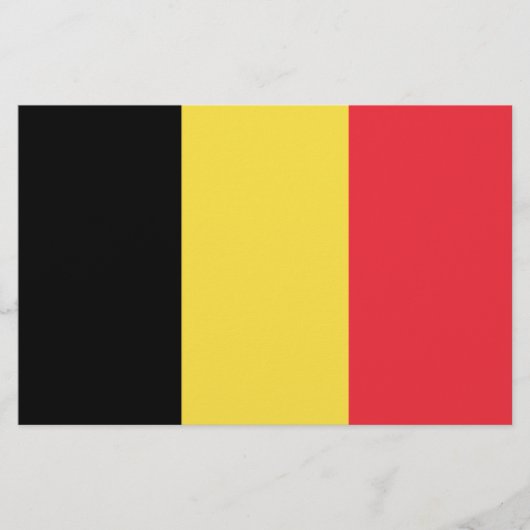 Belgische vlag briefpapier (Voorkant)
