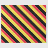 Belgische vlag cadeaupapier (Vlak)