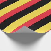 Belgische vlag cadeaupapier (Hoek)