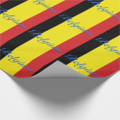 Belgische vlag cadeaupapier (Hoek)