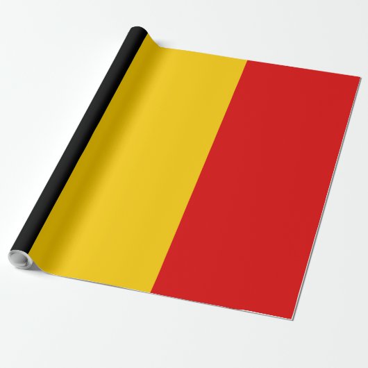Belgische vlag cadeaupapier (Uitgerold)