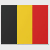 Belgische vlag cadeaupapier (Vlak)