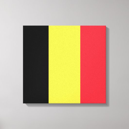 Belgische vlag canvas afdruk (Voorkant)