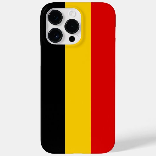 Belgische vlag Case-Mate iPhone case (Achterkant)