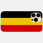 Belgische vlag Case-Mate iPhone case (Achterkant (horizontaal))
