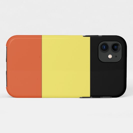 Belgische vlag Case-Mate iPhone case (Achterkant (horizontaal))