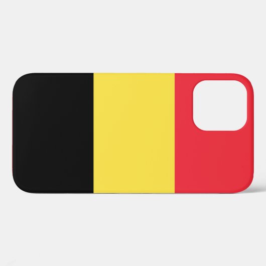 Belgische vlag Case-Mate iPhone case (Achterkant (horizontaal))