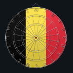 Belgische vlag dartbord<br><div class="desc">Belgische vlag</div>