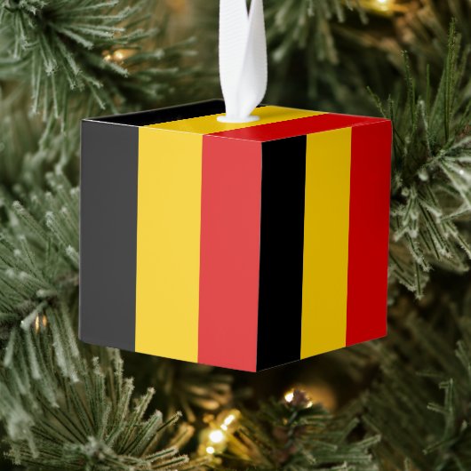 Belgische vlag decoratie (Boom)