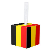 Belgische vlag decoratie (Voorkant hoekig)