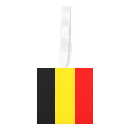 Belgische vlag decoratie (Voorkant)