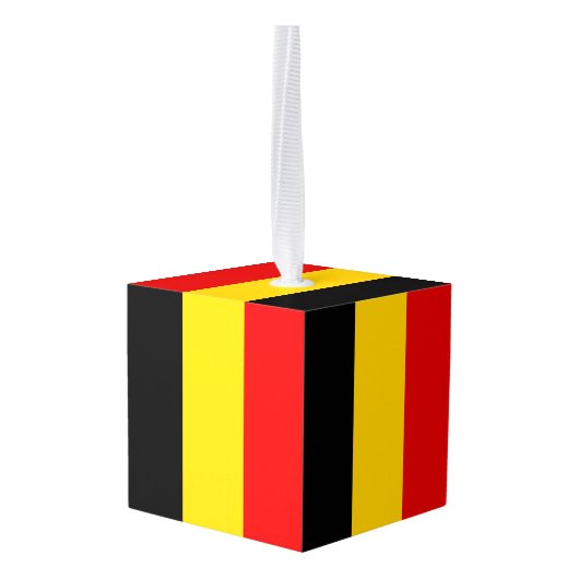 Belgische vlag decoratie (Achter hoekig)