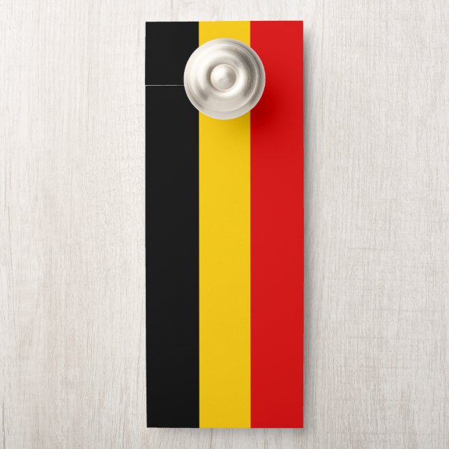 Belgische vlag deurhanger (Op knop)