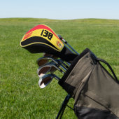 Belgische vlag: een prachtig patriottisch golfheadcover (Insitu)