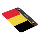 Belgische vlag en reizen in België/België Magneet (Rechterzijde)