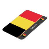 Belgische vlag en reizen in België/België Magneet (Linkerzijde)