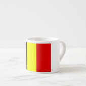 Belgische vlag espresso kop (Voorkant rechts)