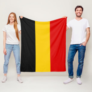 Belgische vlag fleece deken