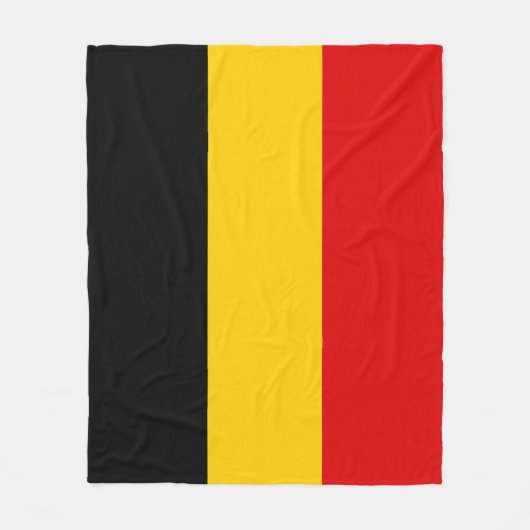 Belgische vlag fleece deken (Voorkant)