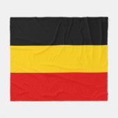 Belgische vlag fleece deken (Voorkant (Horizontaal))